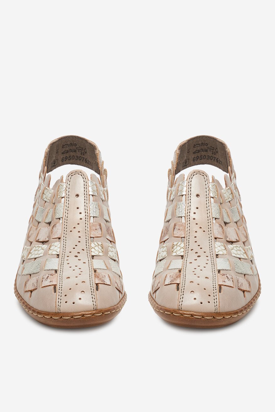 
                Rieker - Sandały skórzane - 2230078423298