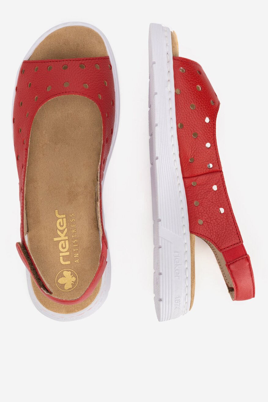 
                Rieker - Sandały skórzane - 5905588533177