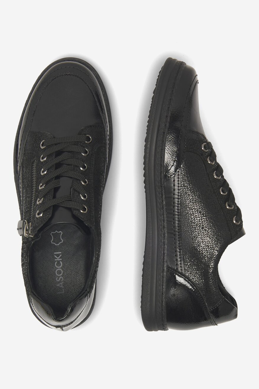 Lasocki - Sneakersy skórzane - 5905588366522