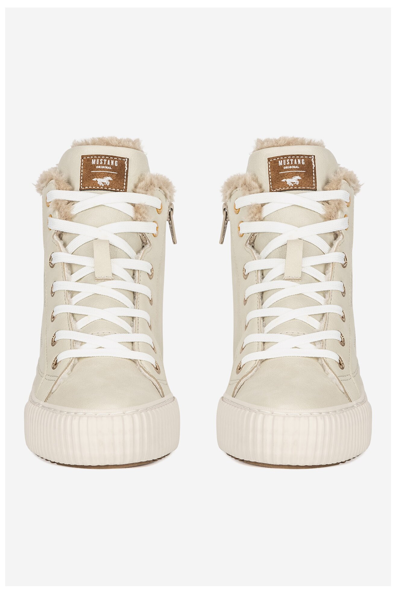 Trzewiki Mustang 1442-601 Biały