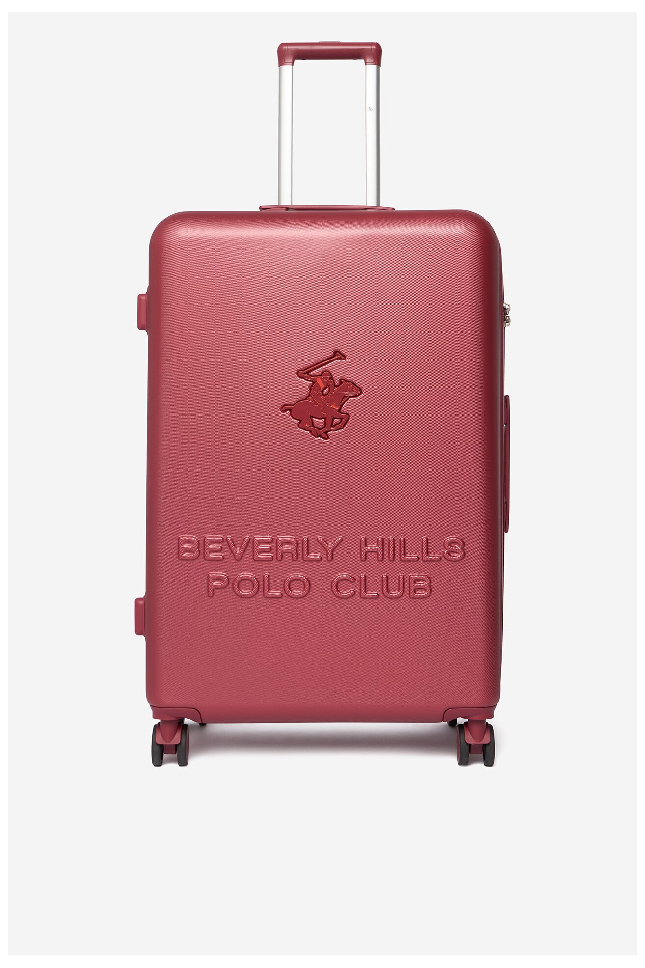 Valiză Beverly Hills Polo Club CEO-BHPC-L-004-08-BURGUNDY GRENA