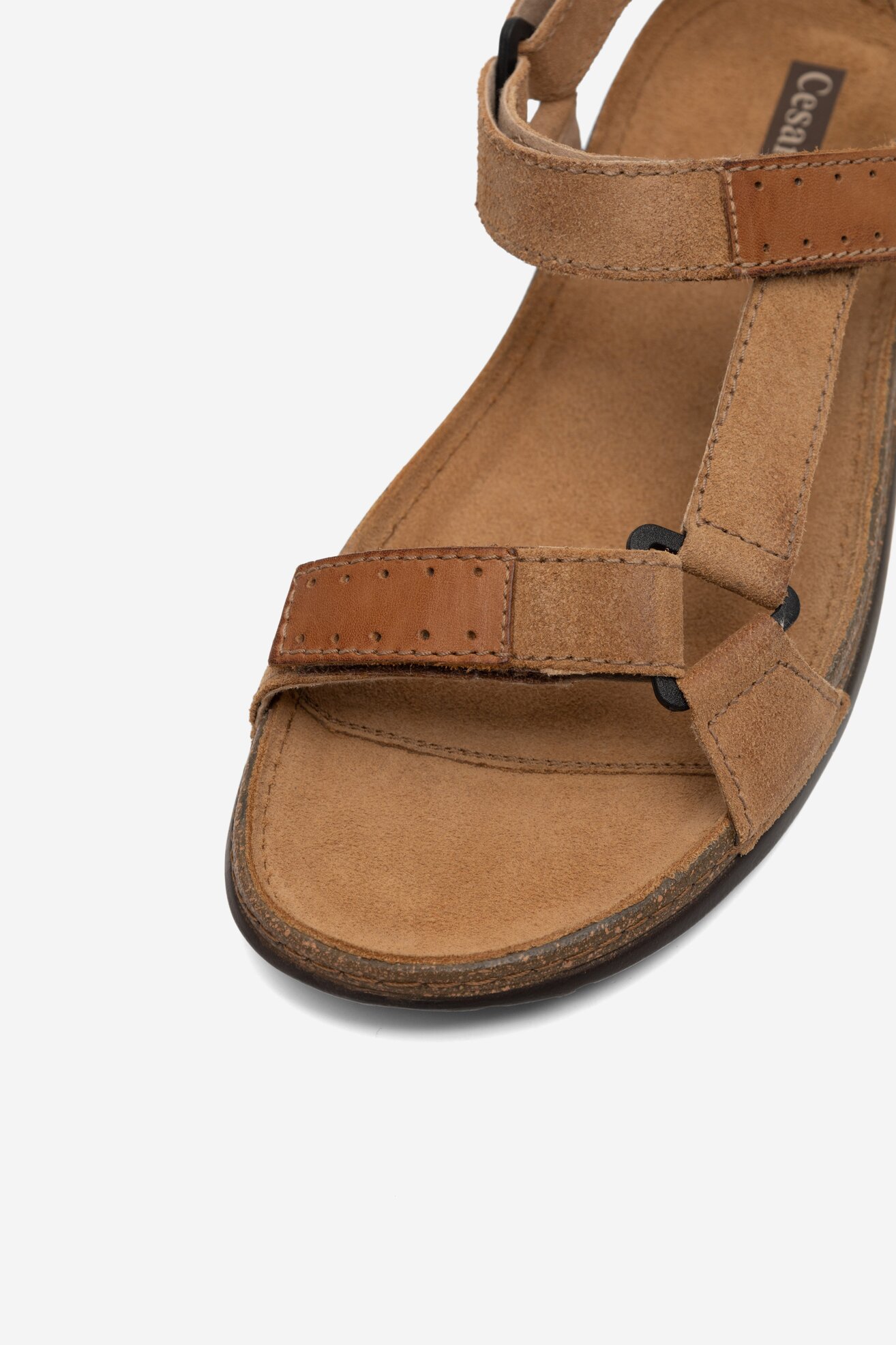 Sandały Cesare Cave LORENZO-17 MI07 Brązowy