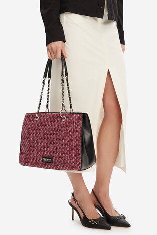 Сумка З Ремінцем NINE WEST EO-HUDSON-HEAVEN-LDA8005A БОРДОВИЙ