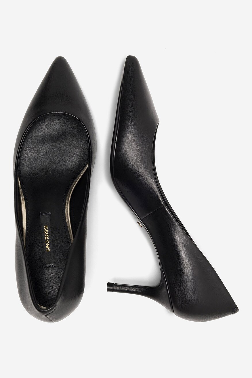 
                Gino Rossi - Czółenka skórzane na szpilce - 5905588064510