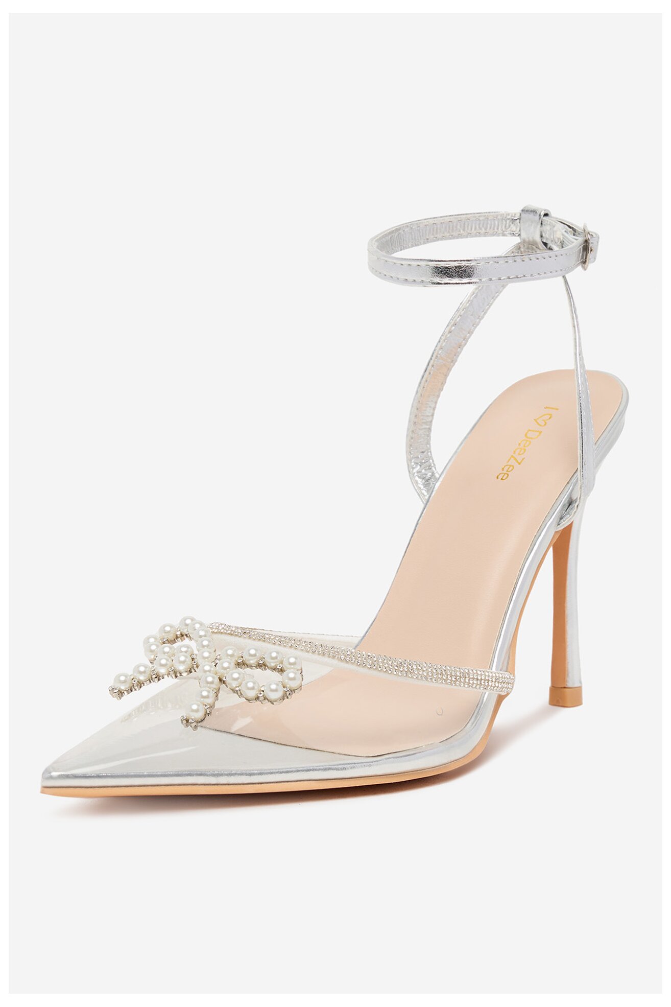 Pantofi cu toc DeeZee LIA SILVER RU ARGINTIU