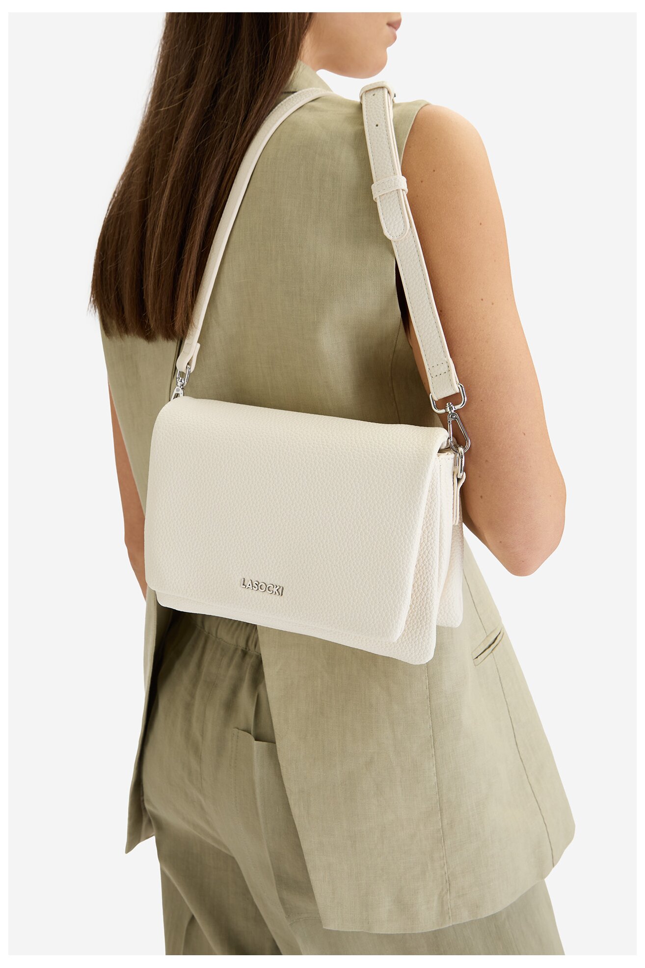 Сумка З Ремінцем Lasocki CEO-LSK-X-003-07 ІВОРИ
