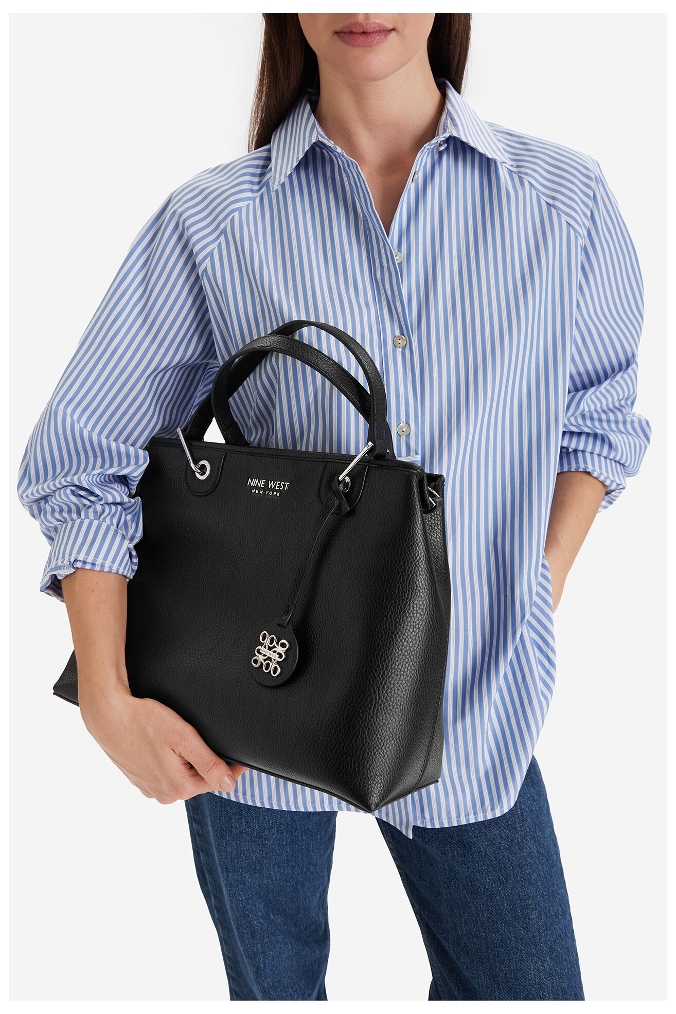 Дамска чанта NINE WEST CEO-SOHO BLOOM-LDA8569 ЧЕРЕН