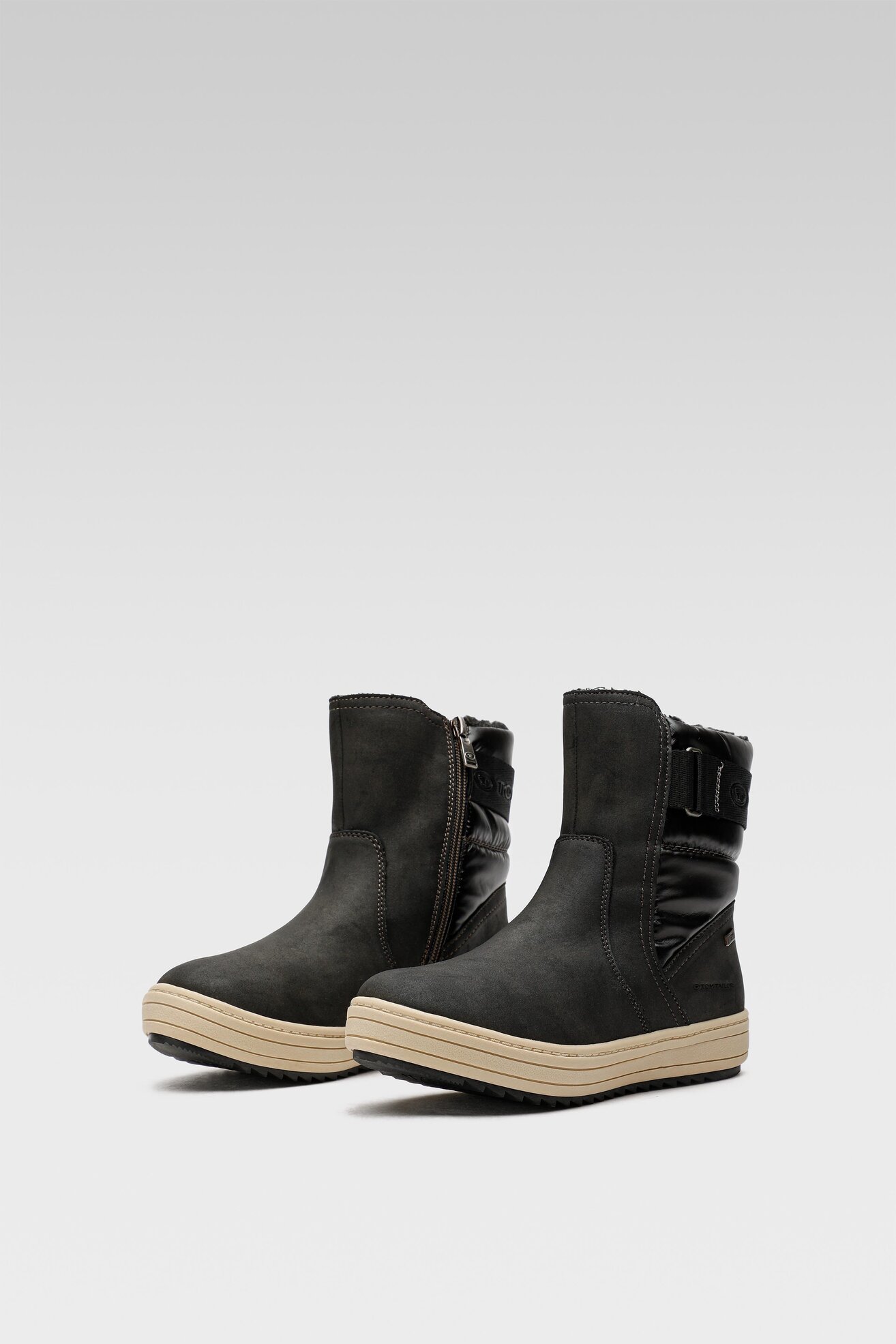 Botki Tom Tailor 4294704 Szary