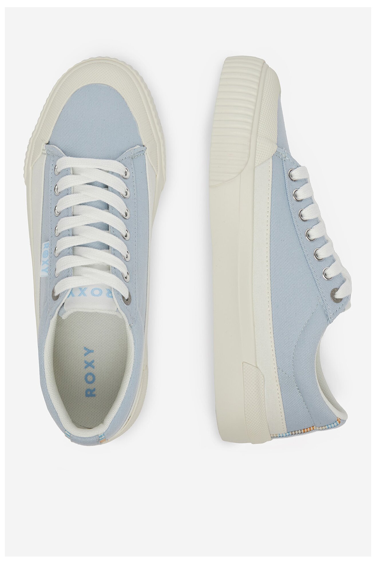 Plátěná obuv ROXY V12-901 SVĚTLE MODRÁ