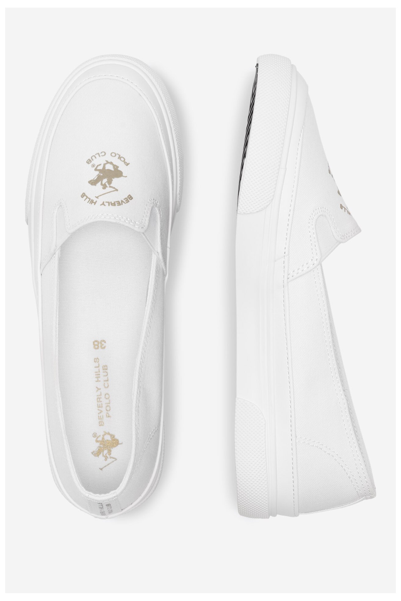 Trampki Beverly Hills Polo Club W-24MVS5023 Biały