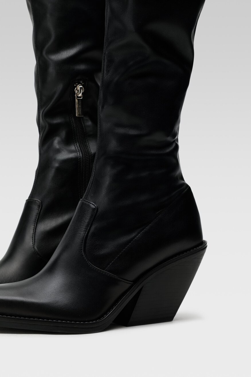 
                Gino Rossi - Kozaki na obcasie czarne - 5903698928838