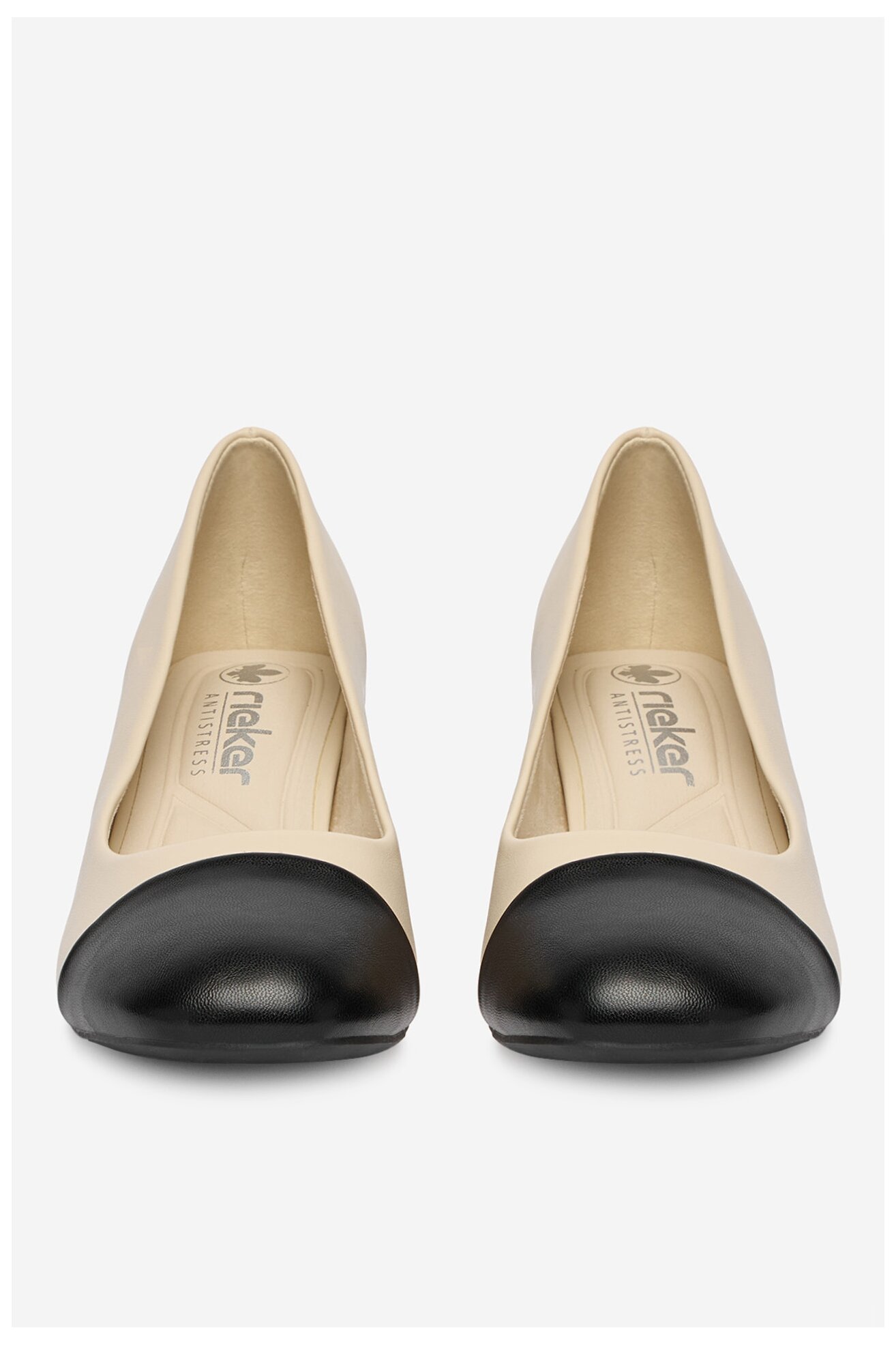 Czółenka Rieker CEO-44760-60 Beżowy