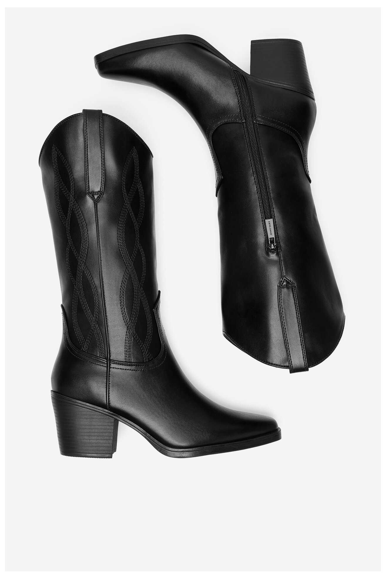 Kozaki Jenny Fairy WYL3203-7 Czarny