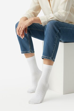 Čarape NINE WEST CEO_BR_NW_25077_W_AW25 (3 PACK) BELA