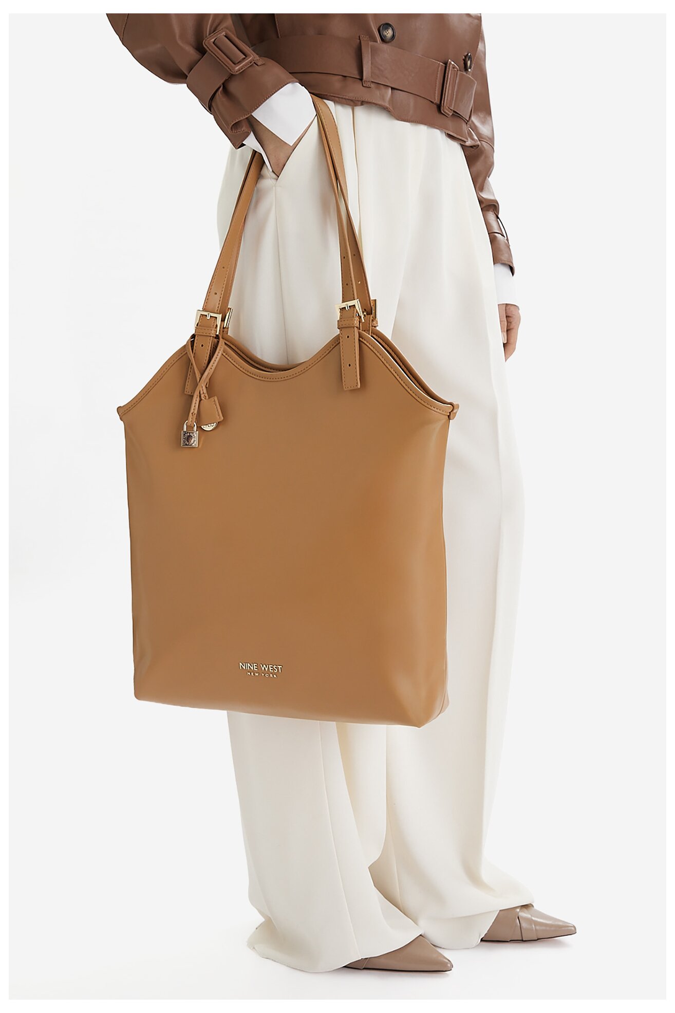 Дамска чанта NINE WEST CEO-SENSA-LDA8373 КАМЕЛ