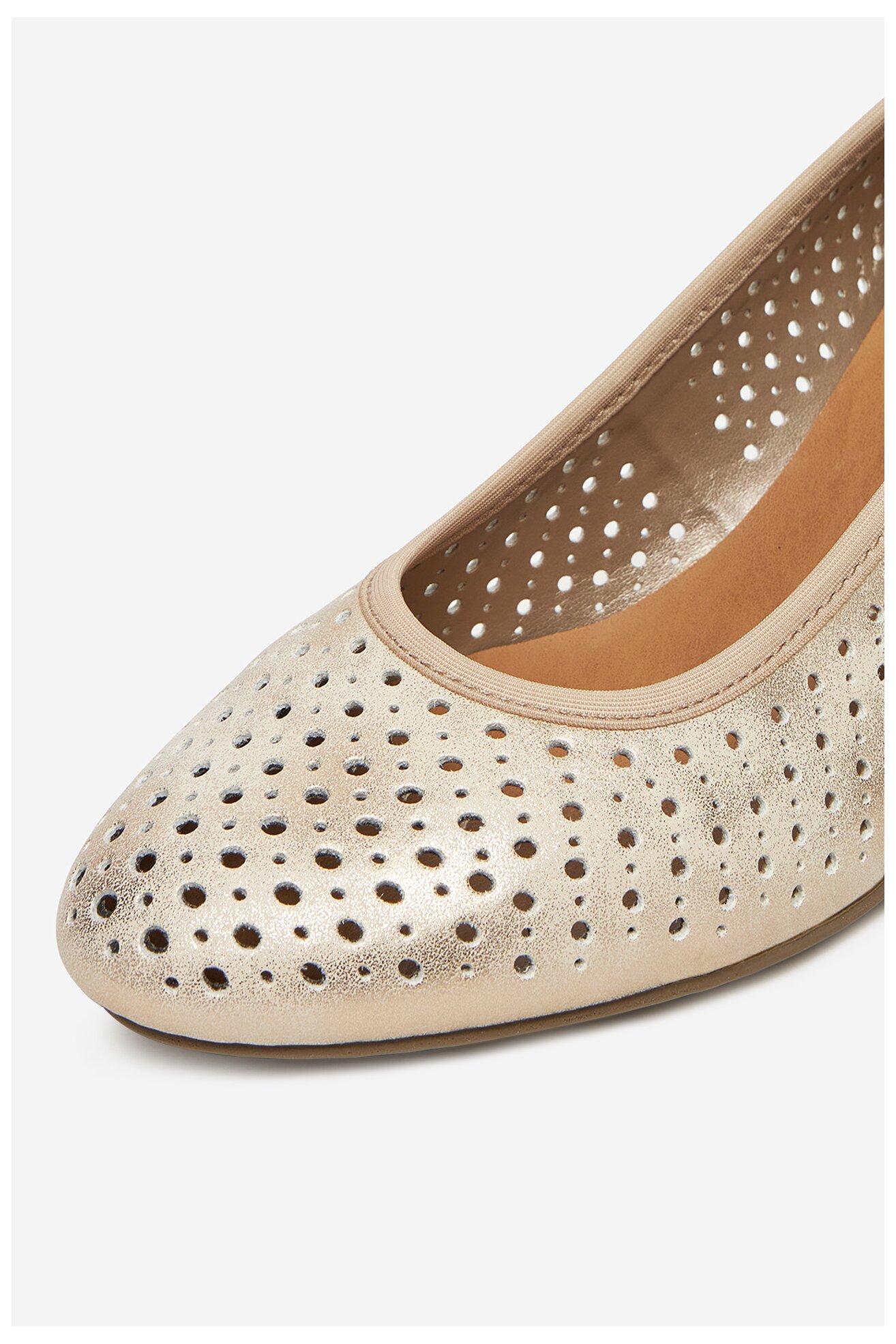 Czółenka Rieker CEO-41057-60 Złoty