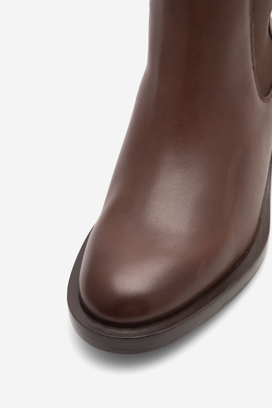 
                Gino Rossi - Skórzane botki - 5905588048527