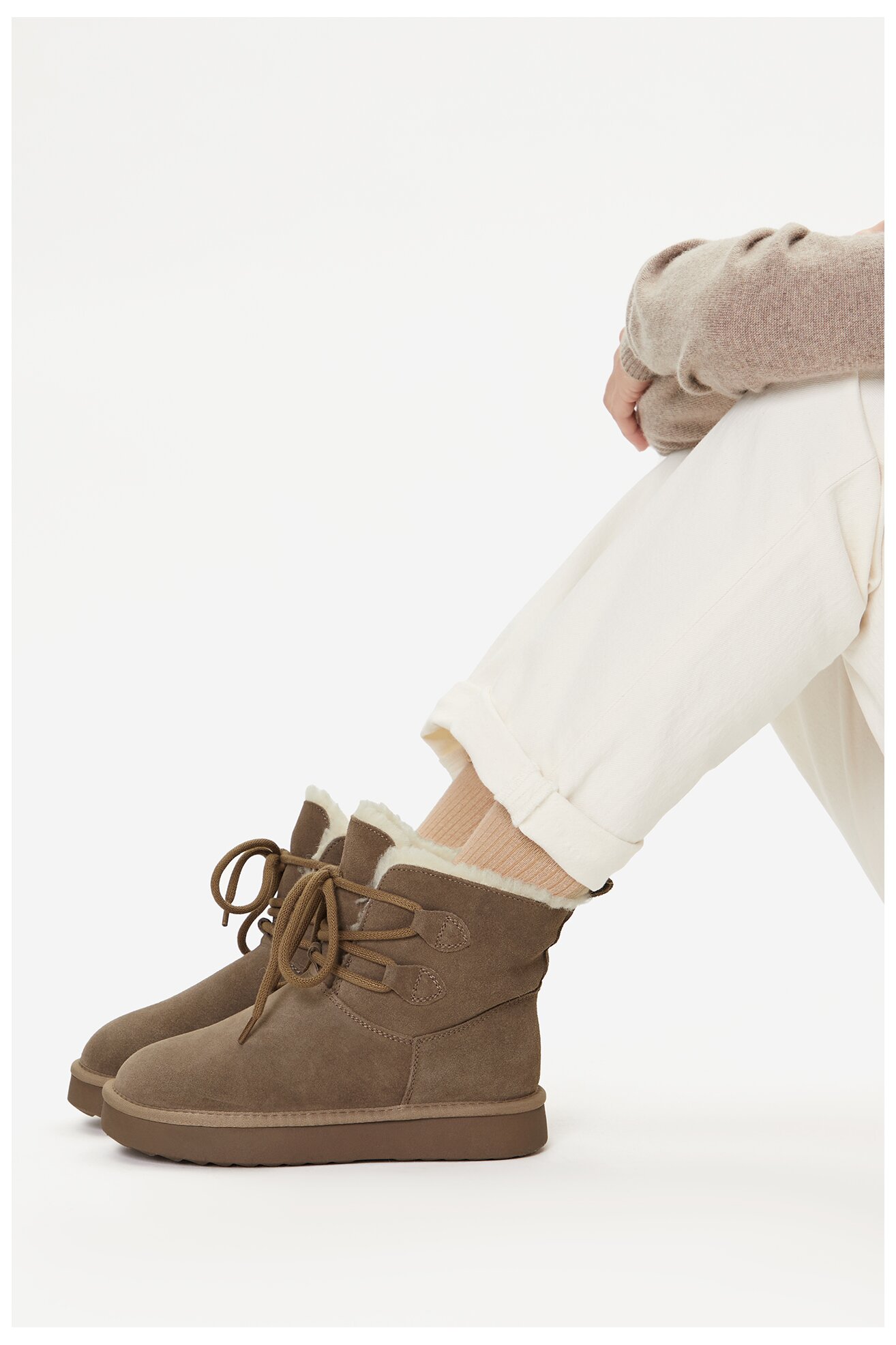 Botki Lasocki CEO-HDR241212-2 Beżowy ciemny