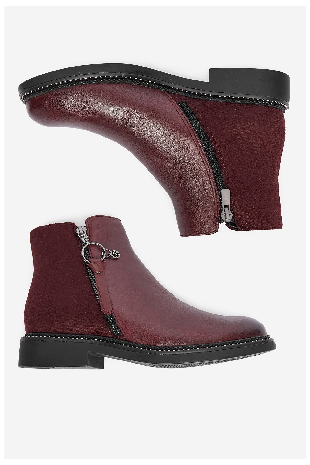 Kratke čizme Lasocki CEO-RST-56007-13 BORDO