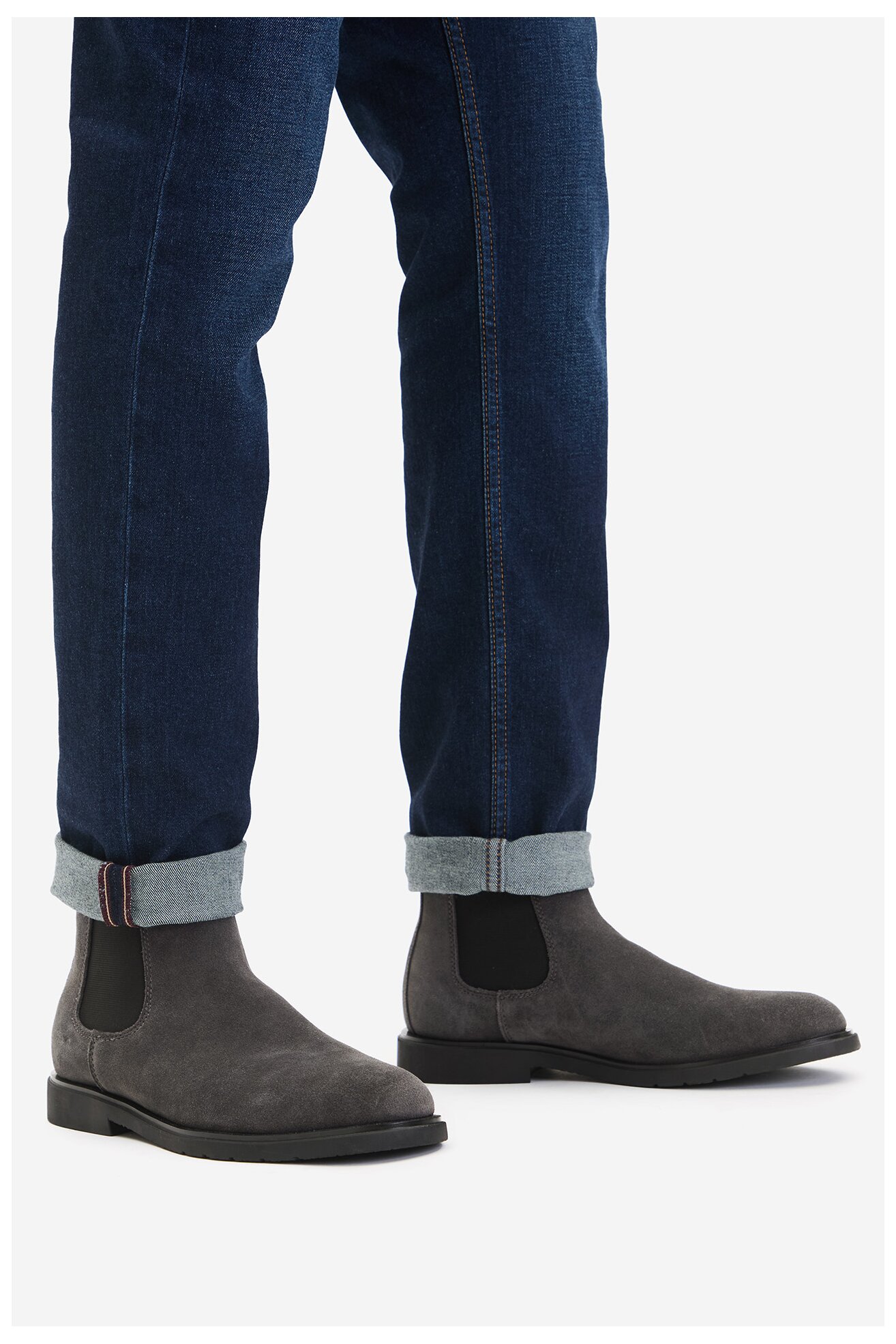 Botki Gino Rossi EO-URBANO-01 125AM Szary ciemny