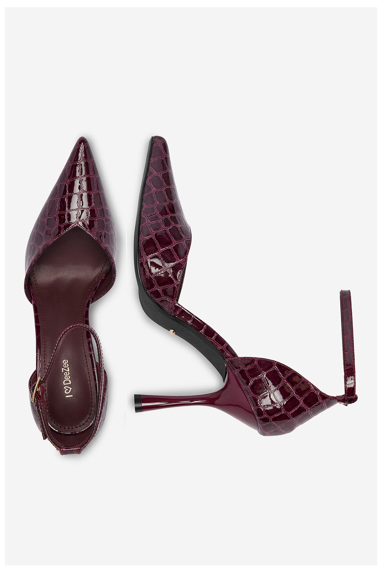 Елегантни обувки DeeZee CEO-LS6049-10 БОРДО