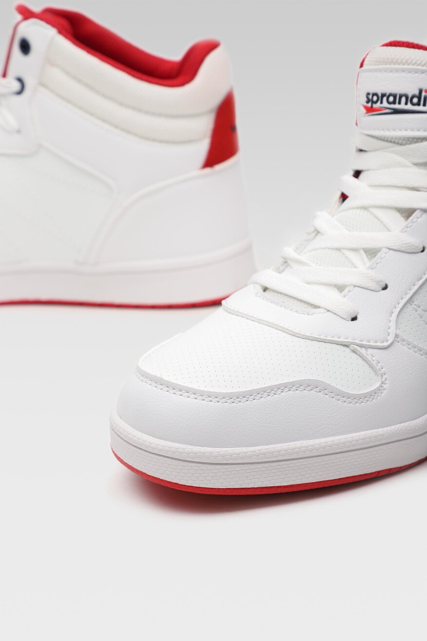 Sprandi - Obuwie sportowe pastelowe białe - 5903698853680