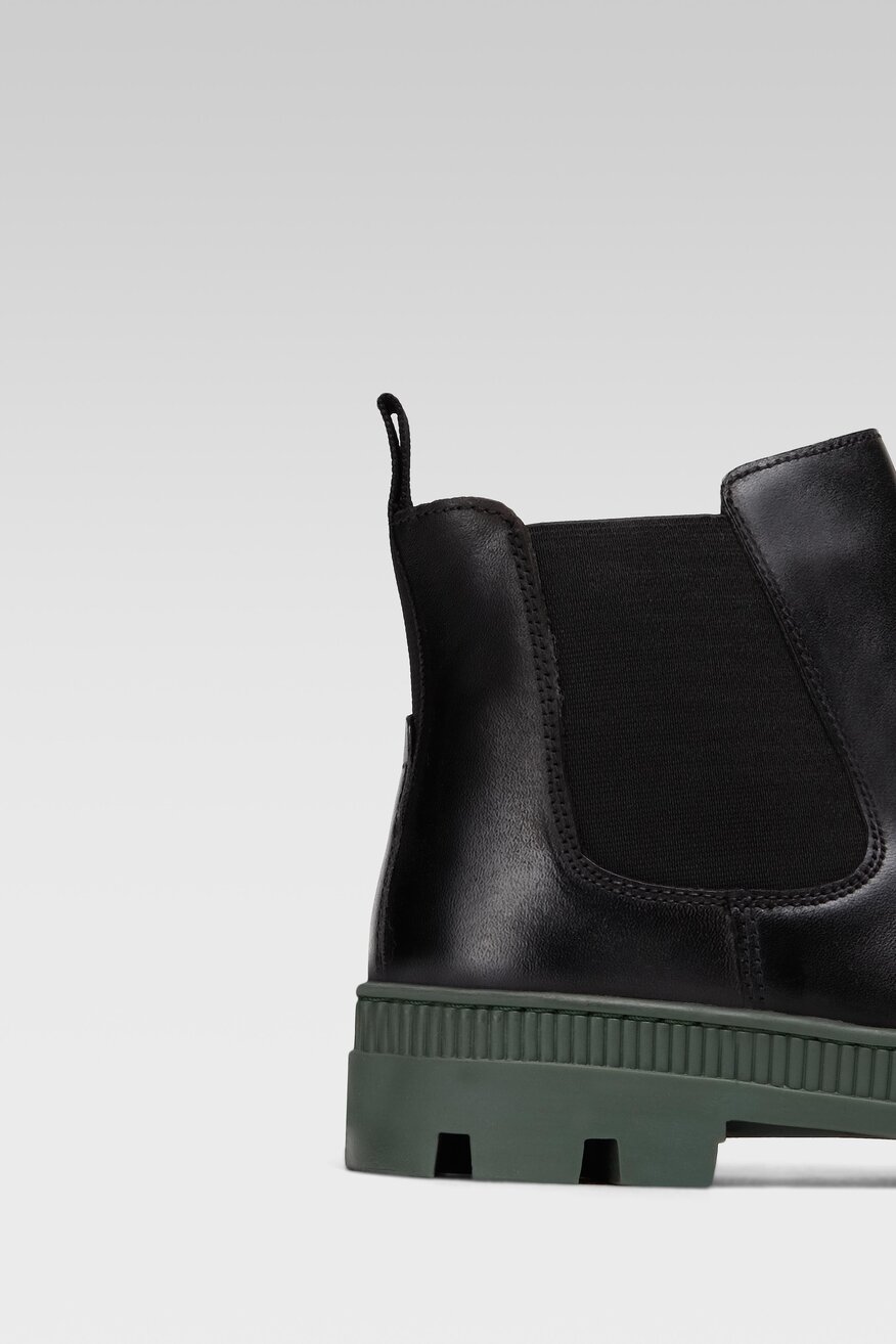 
                Lasocki - Botki skórzane ocieplane - 5904248970659