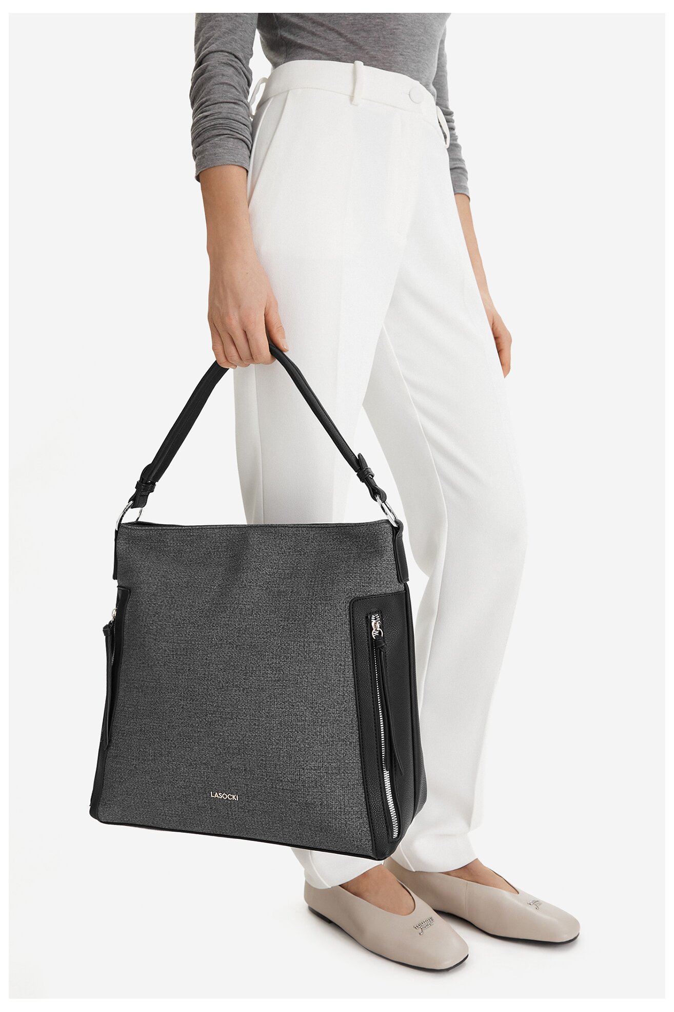 Дамска чанта Lasocki CEO-LSK-X-009-09 ЧЕРЕН