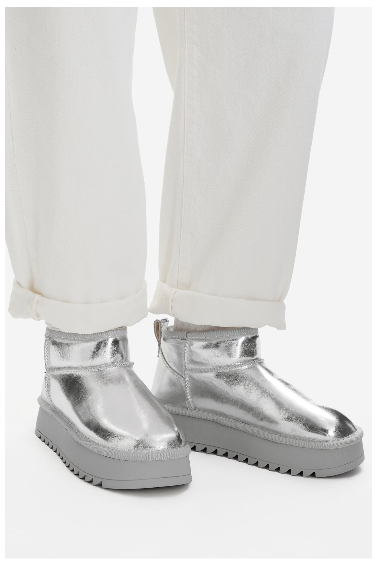 Боти EVA MINGE EO-NIKI-TS6304-01 СРЕБРИСТ