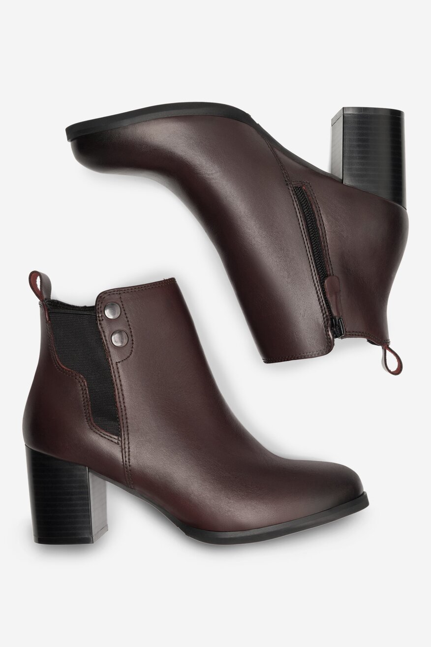 
                Lasocki - Skórzane botki - 5904862967486