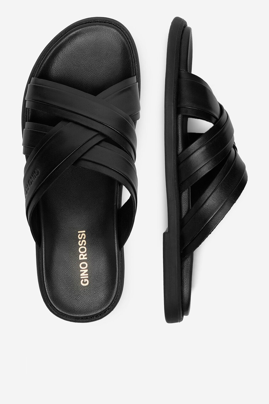 
                Gino Rossi - Klapki skórzane - 5907964024019