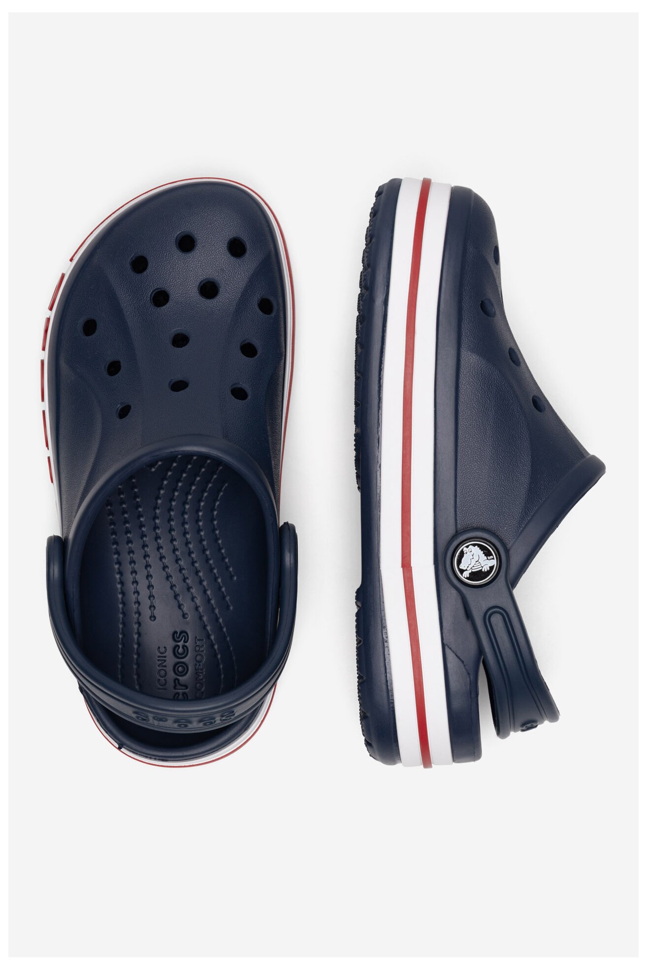 Klapki basenowe Crocs BAYABAND CLOG K 207019-410 Granatowy