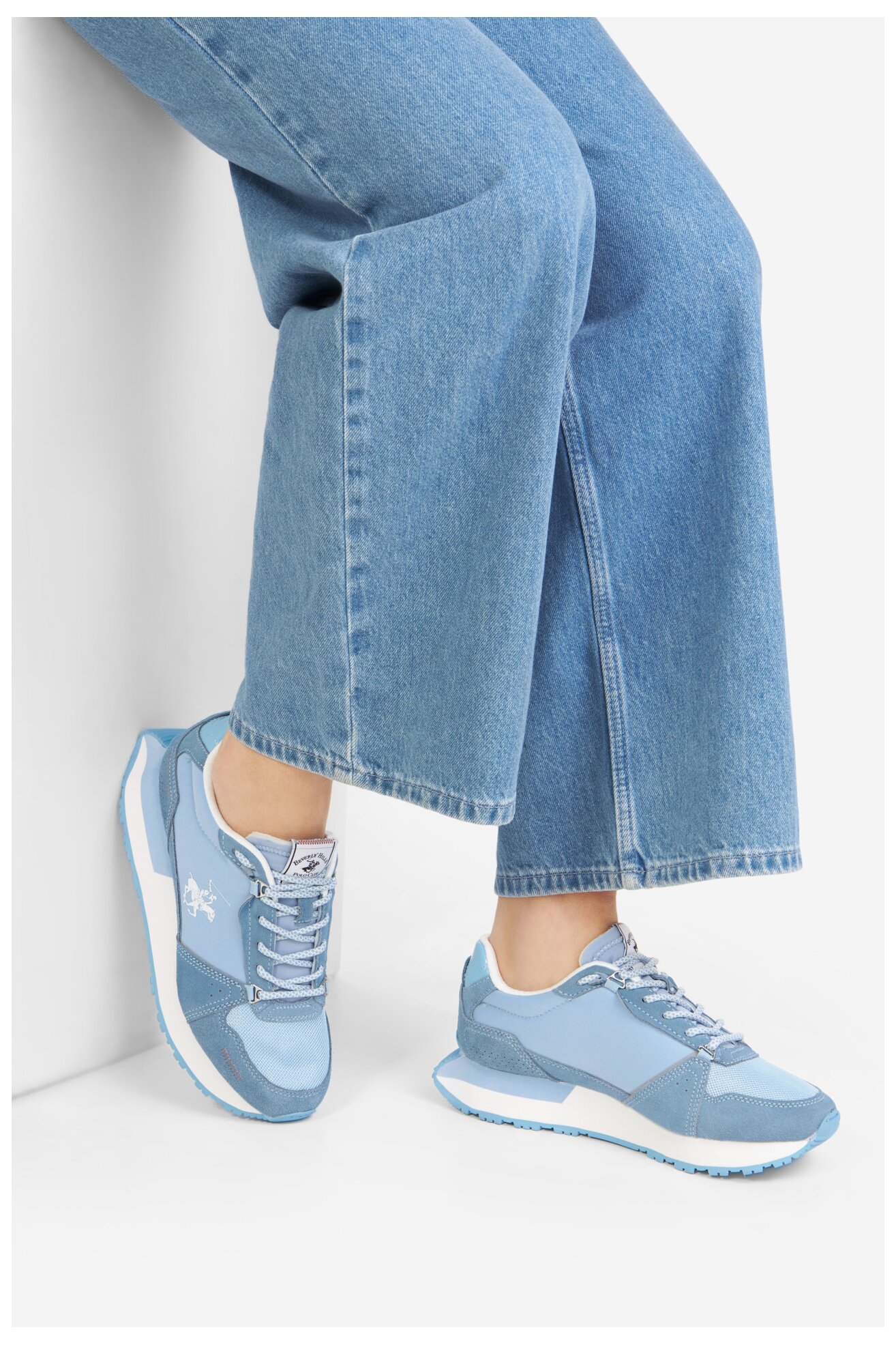 Obuwie sportowe Beverly Hills Polo Club CRUZ MIX 2 Niebieski