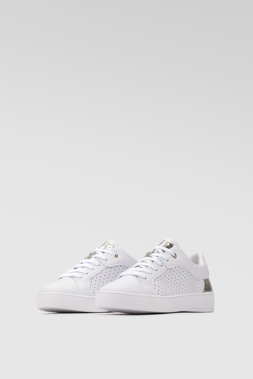 Bugatti - Półbuty pastelowe białe - 5903698251943