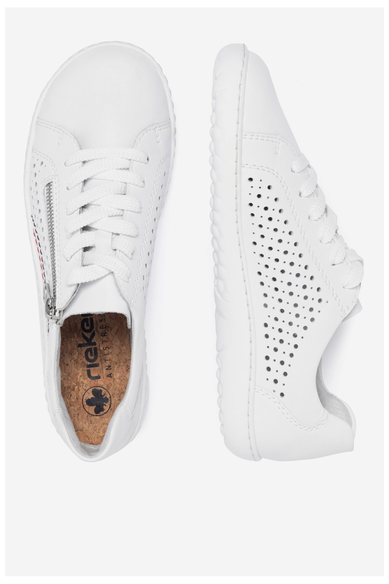 Sneakers Rieker 52824-80 Biały