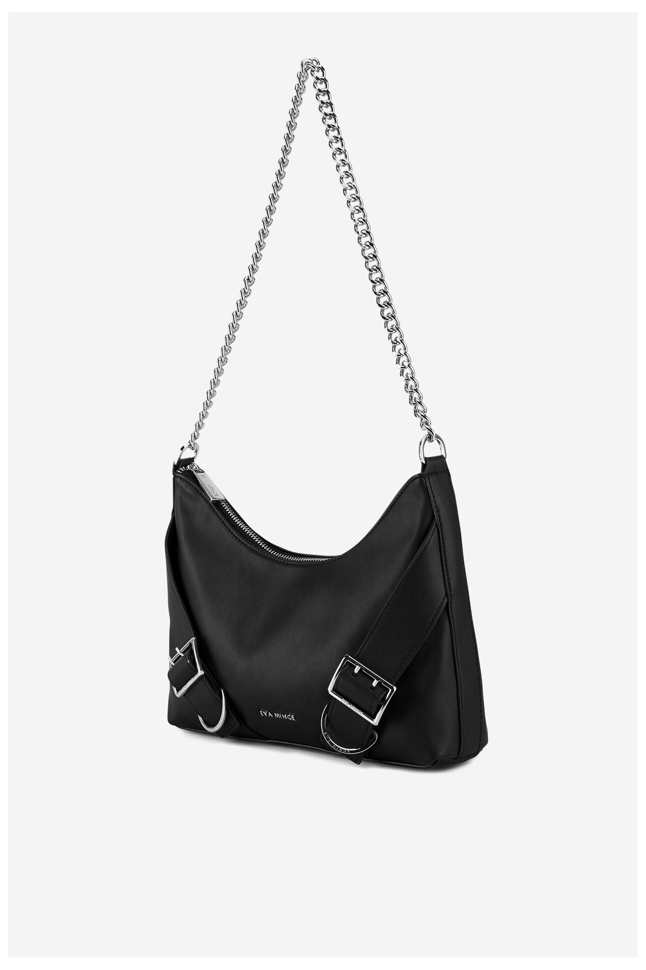 Geantă de mână EVA MINGE ROSA-CS10376 NEGRU