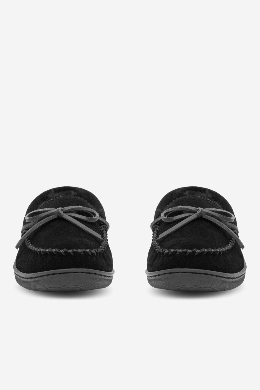 
                MYSLIPPERS - Skórzane kapcie - 2230055898439