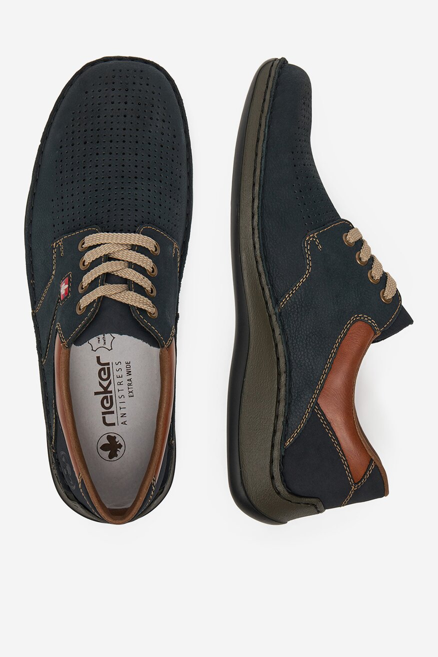 
                Rieker - Półbuty skórzane - 5906751773819