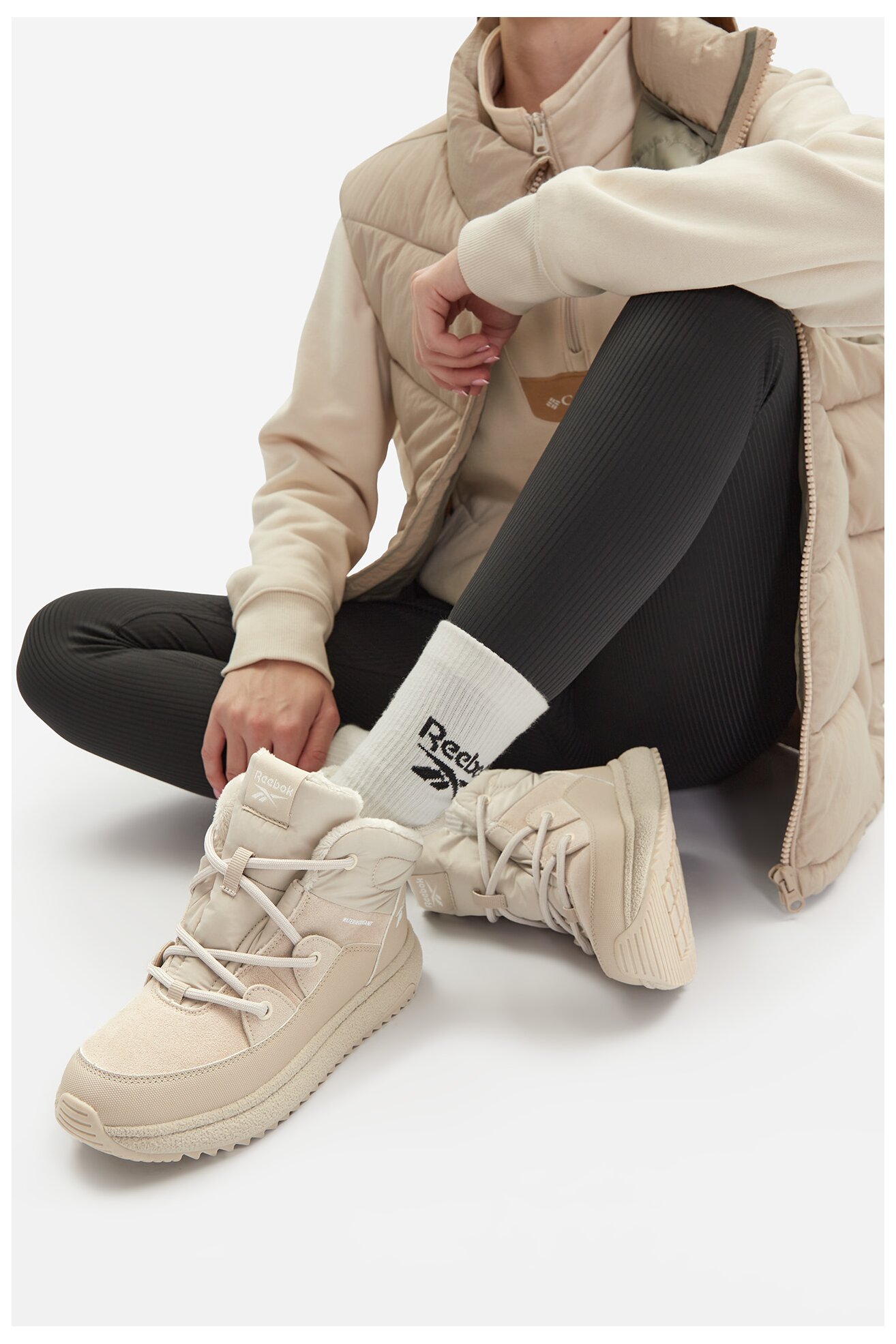 Trzewiki Reebok CEO-LEA-JA-C576W Beżowy jasny