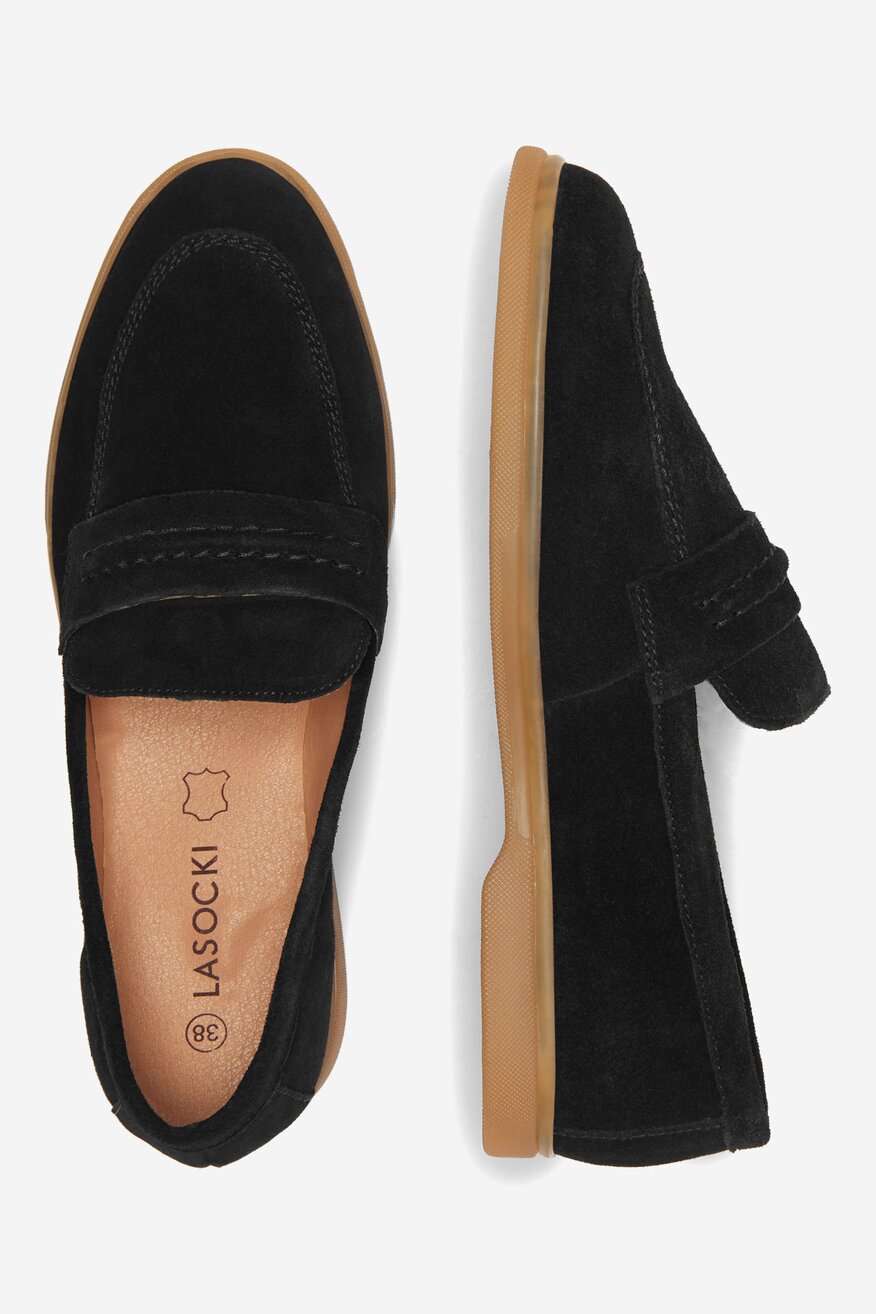 Lasocki - Loafersy zamszowe - 5905588394631