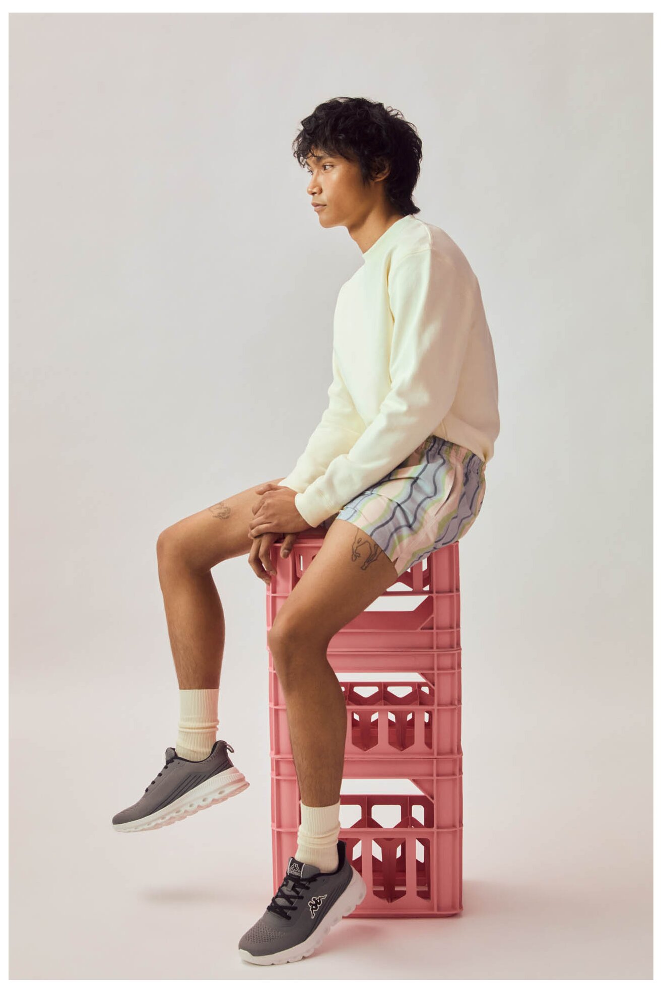 Спортни обувки Kappa AW24-3C012 СИВ