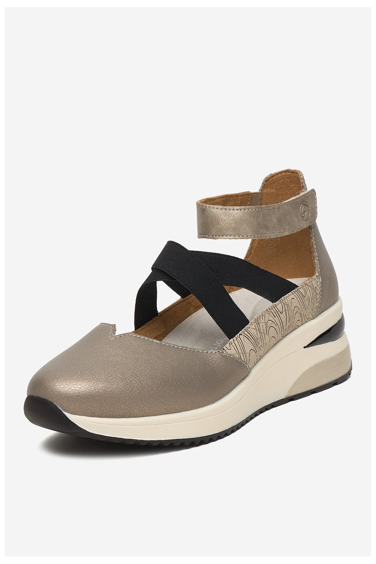 Sandały Remonte CEO-D2411-90 Beżowy ciemny