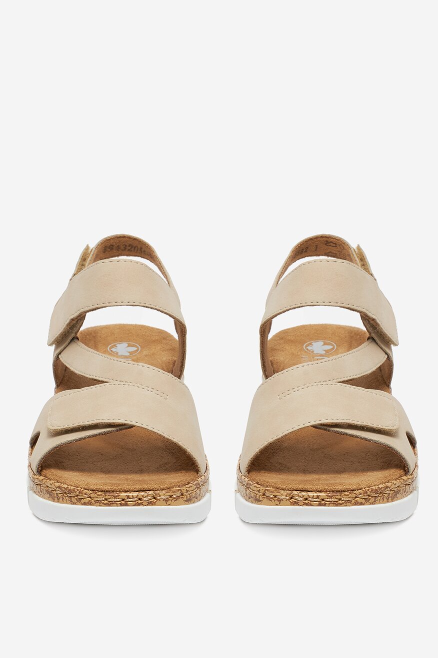 Rieker - Sandały na koturnie - 2230078412285