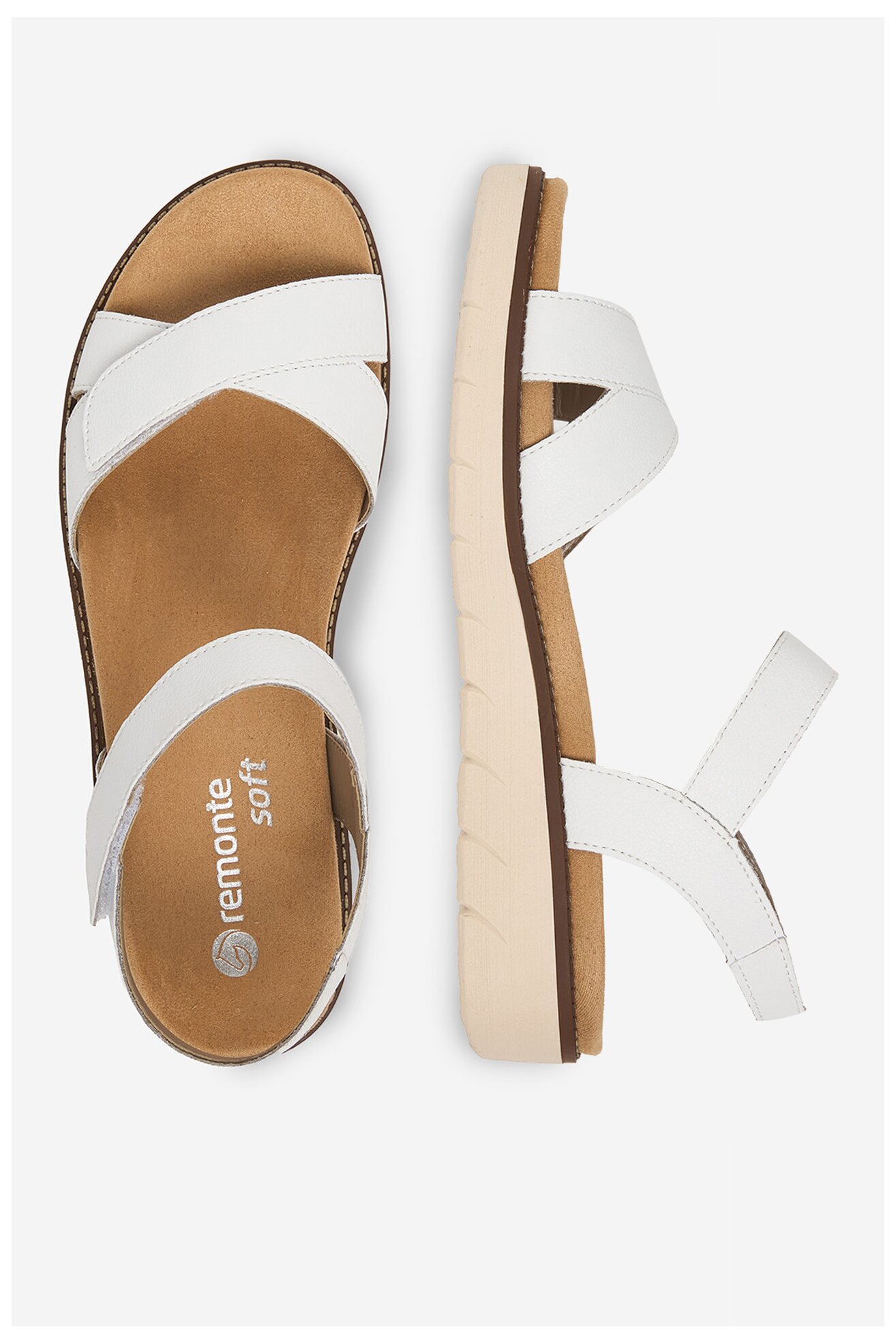 Sandały Remonte CEO-D2049-83 Biały