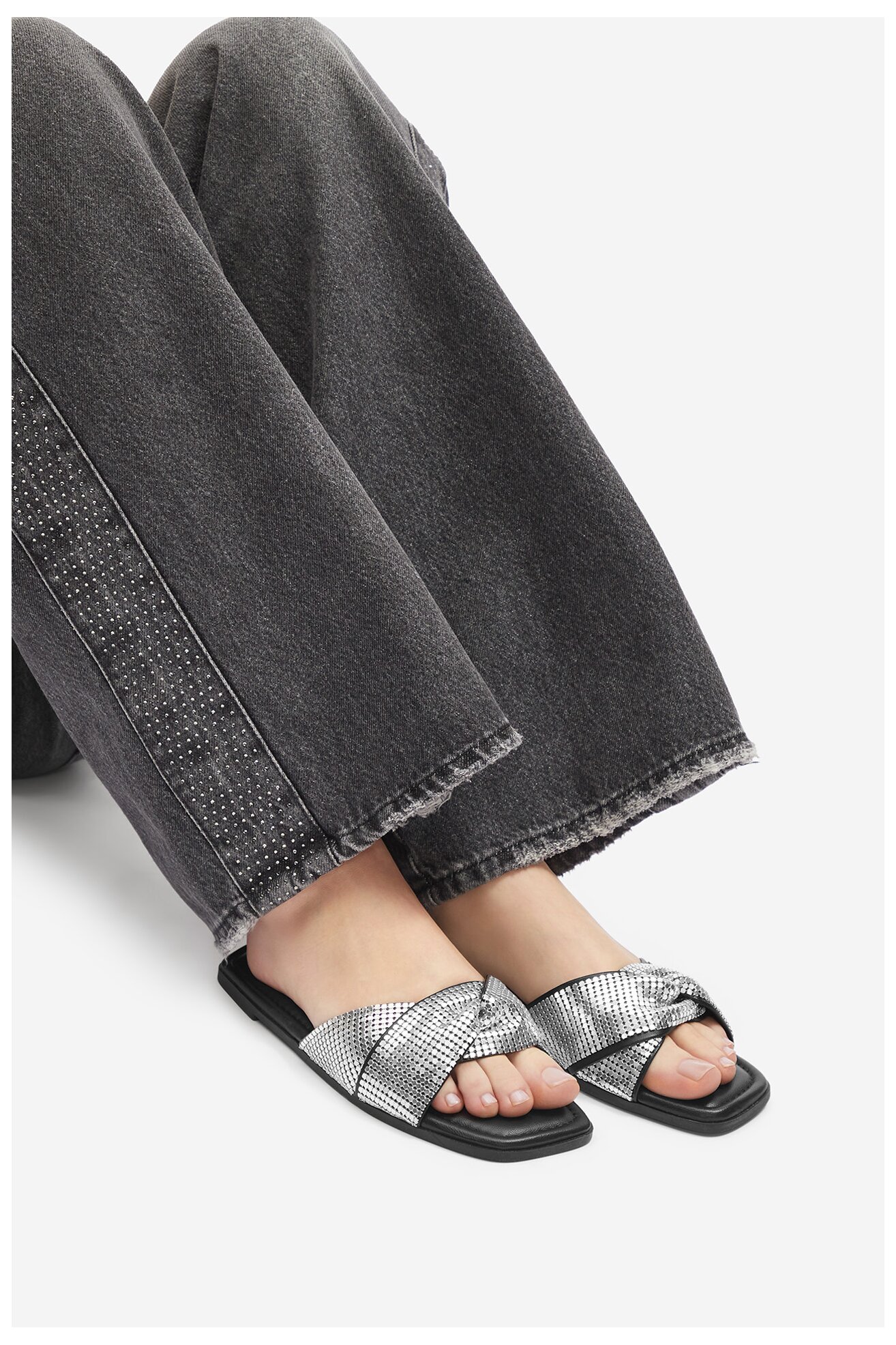 Șlapi Jenny R25SS01646 NEGRU