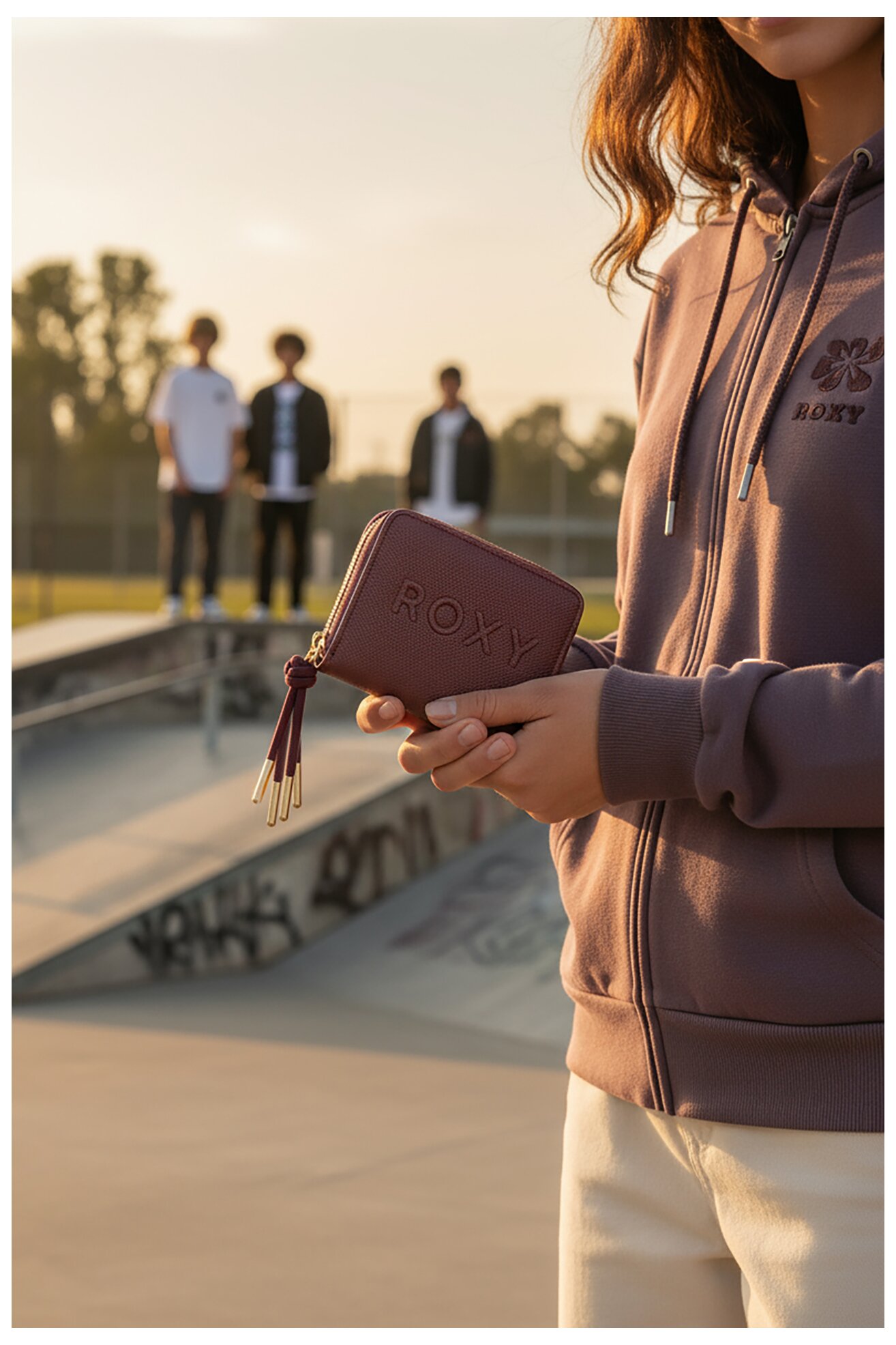 Női pénztárca ROXY CEO-RX-W1-003-AW25 BORDÓ