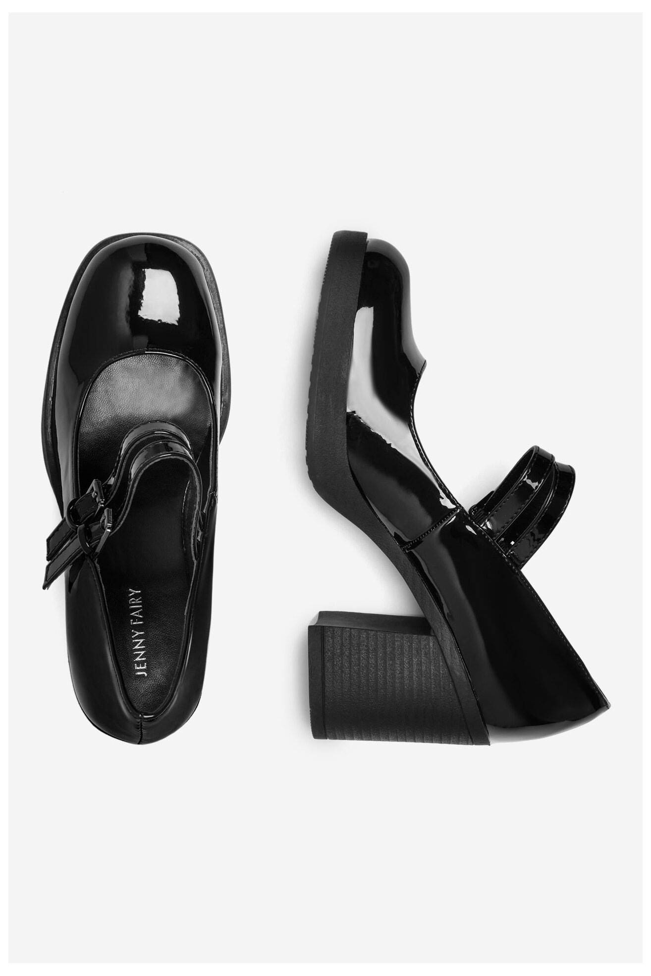 Pantofi cu toc Jenny Fairy ELISABETH WS6186-10 NEGRU