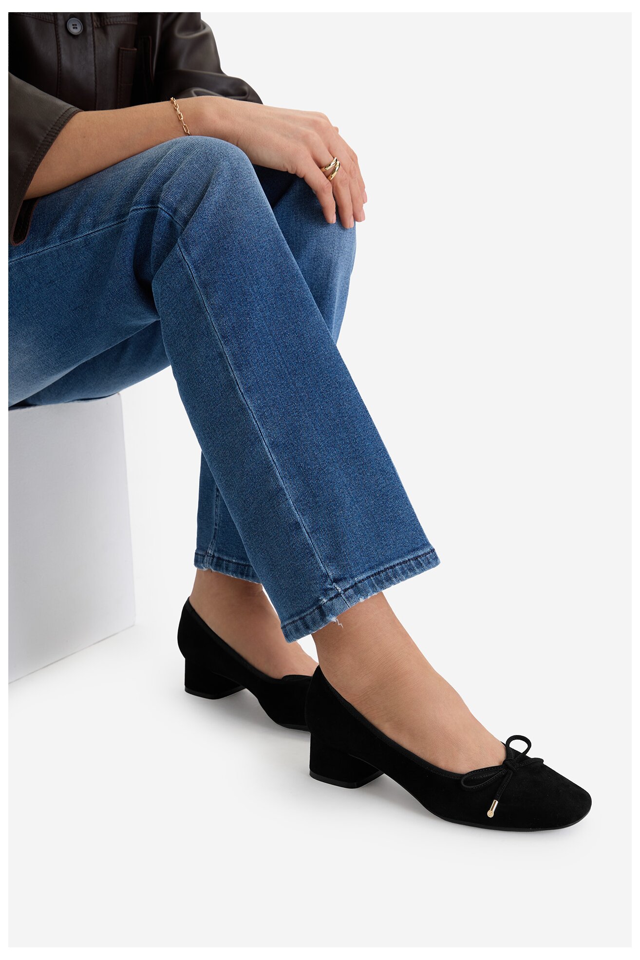 Czółenka Gino Rossi C-XRY0508 Czarny