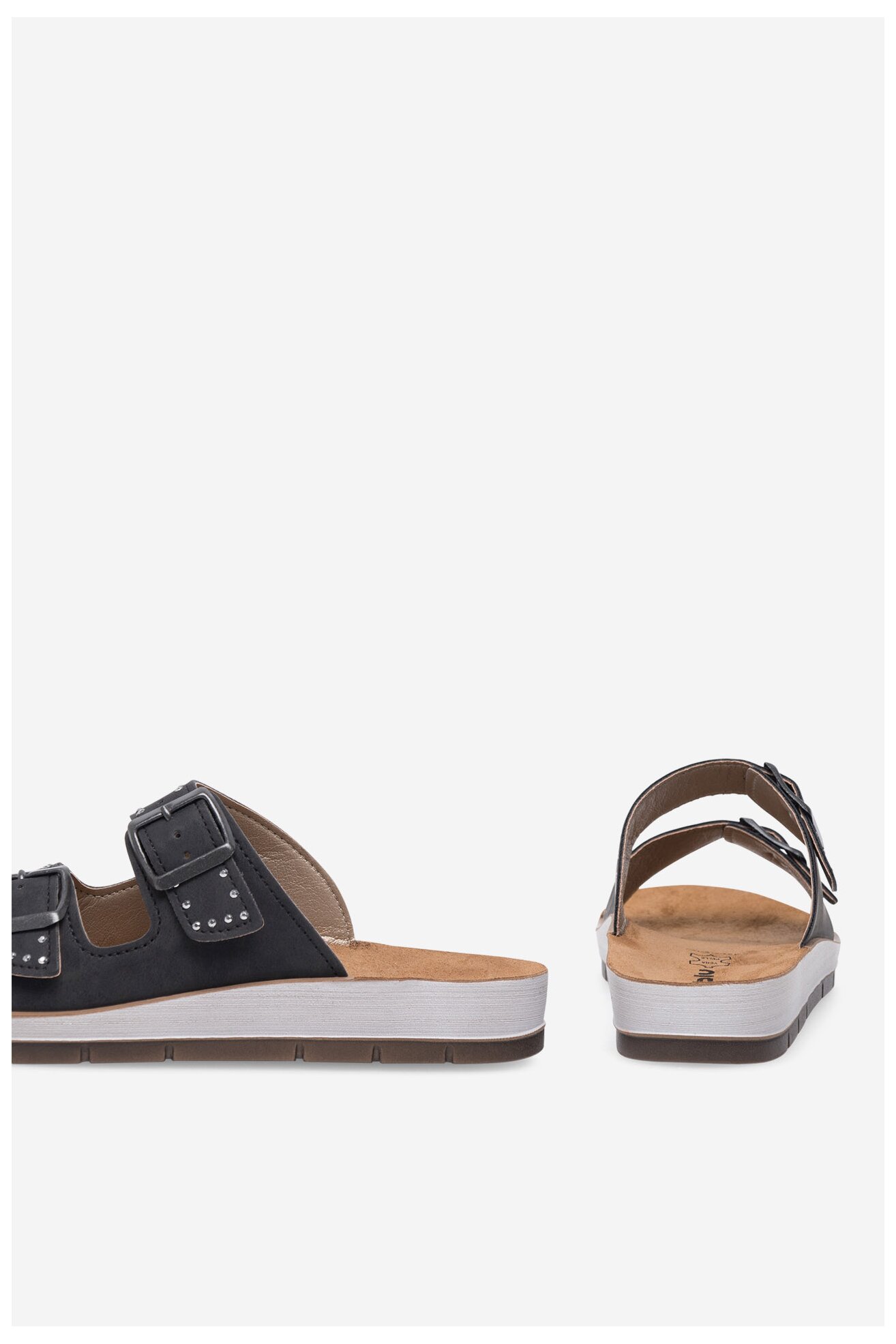 Klapki Inblu CP060200 Czarny