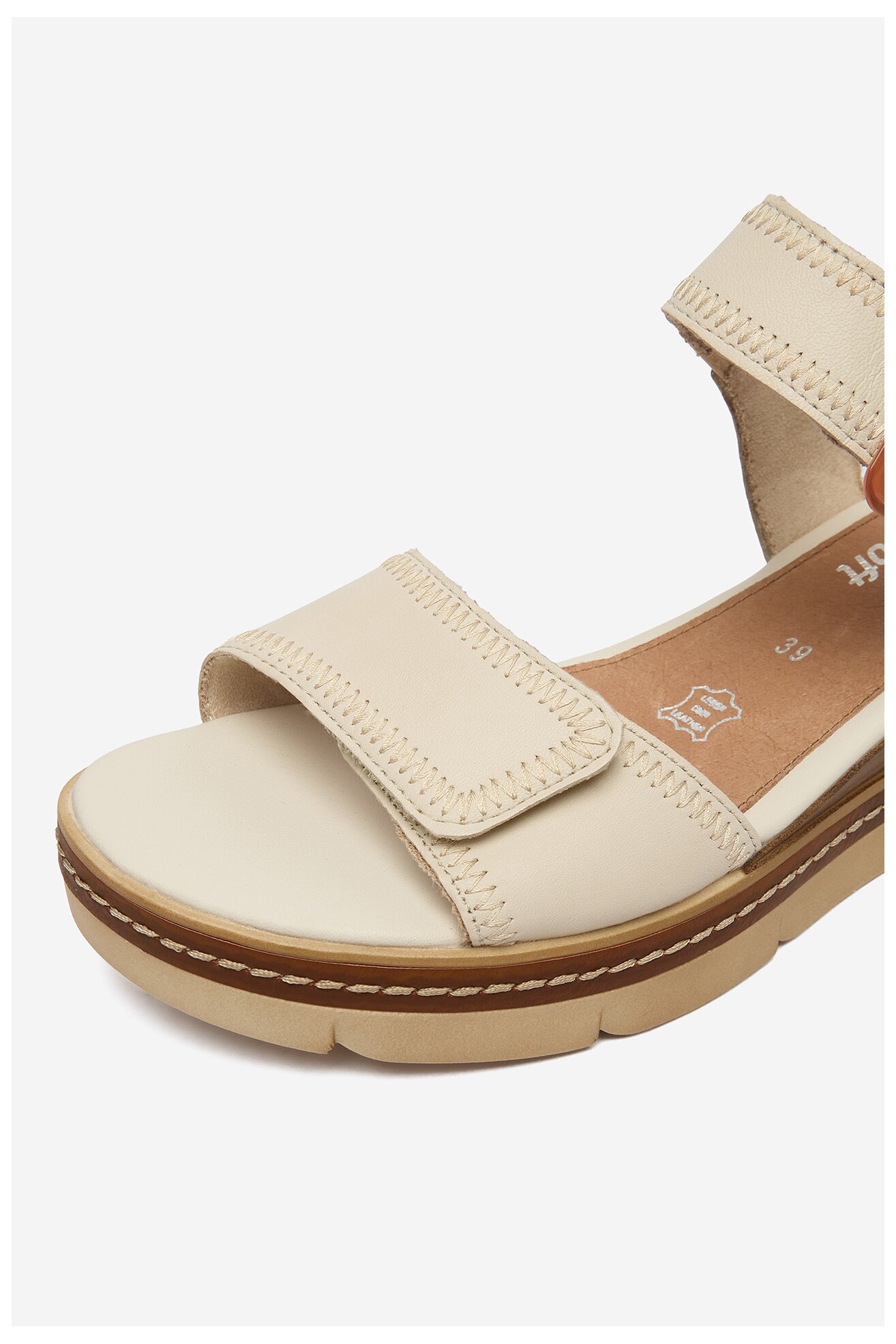 Sandały Remonte CEO-D2L58-60 Beżowy jasny